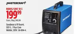 Canadian Tire Mastercraft Flux Core Welder offer