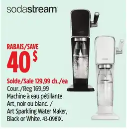 Canadian Tire SodaStream Art Sparkling Water Maker offer