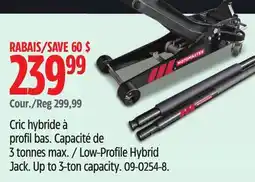 Canadian Tire MotoMaster Low-Profile Hybrid Jack offer