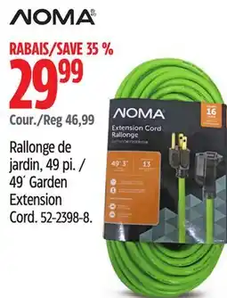 Canadian Tire 49´ Garden Extension Cord offer