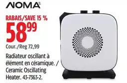 Canadian Tire Noma Ceramic Oscillating Heater offer