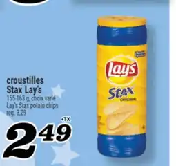 Marché Richelieu CROUSTILLES STAX LAY'S | LAY'S STAX POTATO CHIPS offer