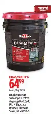 Canadian Tire Black Jack Driveway Filler and Sealer, 17L offer