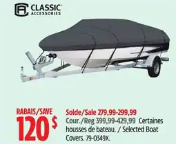 Canadian Tire Classic Selected Boat Covers offer
