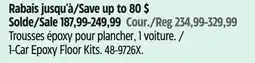 Canadian Tire Rust-Oleum 1-Car Epoxy Floor Kits offer