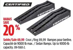 Canadian Tire Certified Sedan Ramps offer