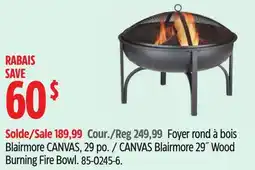 Canadian Tire CANVAS Blairmore 29˝ Wood Burning Fire Bowl offer