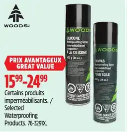 Canadian Tire Woods Selected Waterproofing Products offer