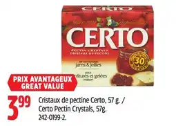 Canadian Tire Certo Pectin Crystals, 57g offer