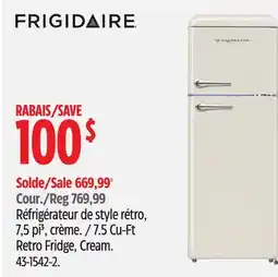 Canadian Tire Frigidaire Retro Fridge offer