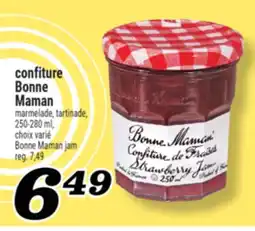 Marché Richelieu CONFITURE BONNE MAMAN | BONNE MAMAN JAM offer