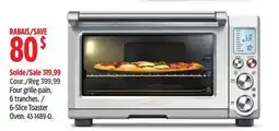 Canadian Tire Breville 6-Slice Toaster Oven offer