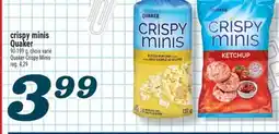 Marché Richelieu CRISPY MINIS QUAKER | QUAKER CRISPY MINIS offer
