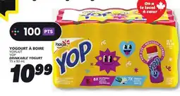 IGA YOPLAIT YOP DRINKABLE YOGURT offer