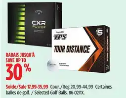 Canadian Tire TaylorMade Selected Golf Balls offer