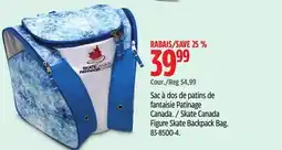 Canadian Tire Skate Canada Figure Skate Backpack Bag offer