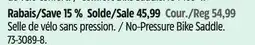 Canadian Tire Supercycle No-Pressure Bike Saddle offer