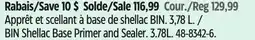 Canadian Tire Zinsser BIN Shellac Base Primer and Sealer offer