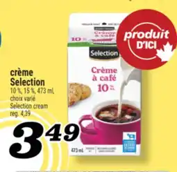 Marché Richelieu CRÈME SELECTION | SELECTION CREAM offer