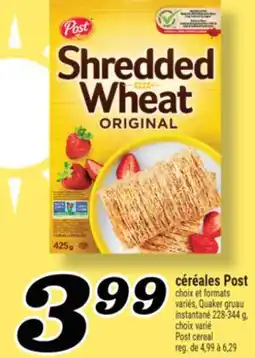 Marché Richelieu CÉRÉALES POST | POST CEREAL offer