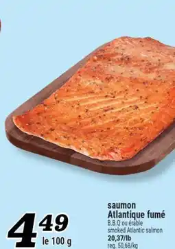 Marché Richelieu SAUMON ATLANTIQUE FUMÉ | SMOKED ATLANTIC SALMON offer