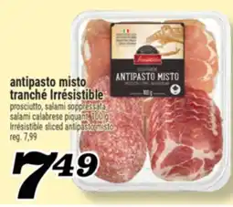 Marché Richelieu ANTIPASTO MISTO TRANCHÉ IRRÉSISTIBLE | IRRÉSISTIBLE SLICED ANTIPASTO MISTO offer