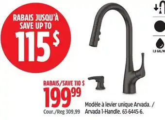 Canadian Tire Pfister Arvada 1-Handle offer