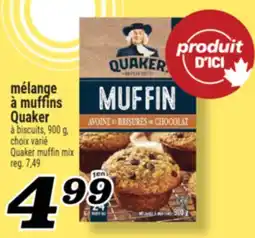 Marché Richelieu MÉLANGE À MUFFINS QUAKER | QUAKER MUFFIN MIX offer