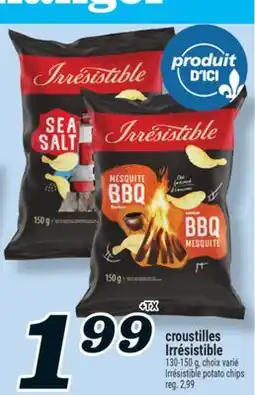 Marché Richelieu CROUSTILLES IRRÉSISTIBLE | IRRÉSISTIBLE POTATO CHIPS offer