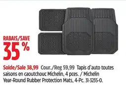Canadian Tire Michelin Year-Round Rubber Protection Mats offer