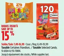 Canadian Tire Mars Taxable Selected Candy offer