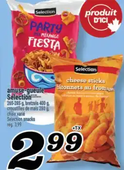 Marché Richelieu AMUSE-GUEULE SELECTION | SELECTION SNACKS offer