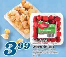 Marché Richelieu FRAMBOISES | RASPBERRIES offer