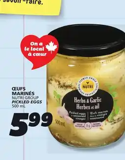 IGA NUTRI GROUP PICKLED EGGS offer