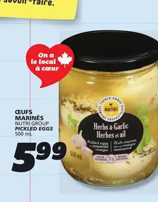 IGA NUTRI GROUP PICKLED EGGS offer