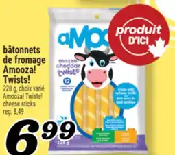Marché Richelieu BÂTONNETS DE FROMAGE AMOOZA! TWISTS! | AMOOZA! TWISTS! CHEESE STICKS offer