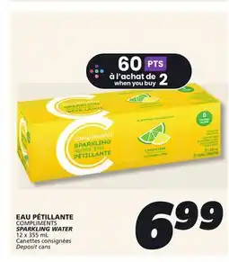 IGA COMPLIMENTS SPARKLING WATER offer