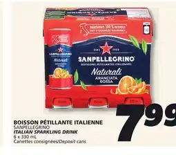 IGA SANPELLEGRINO ITALIAN SPARKLING DRINK offer