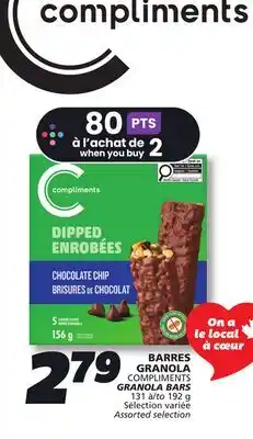 IGA COMPLIMENTS GRANOLA BARS offer