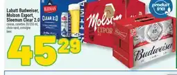 Marché Richelieu LABATT BUDWEISER, MOLSON EXPORT, SLEEMAN CLEAR 2.0 | BEER offer