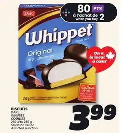IGA DARE WHIPPET COOKIES offer