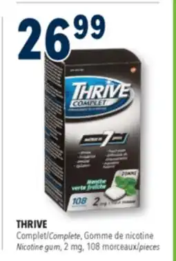 Familiprix THRIVE, Complete, Nicotine gum offer