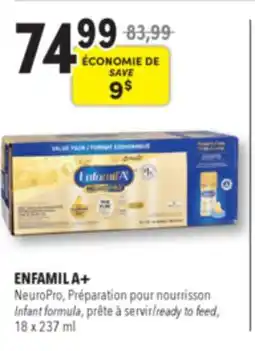 Familiprix ENFAMIL A+ NeuroPro Infant formula, 18x 237ml offer