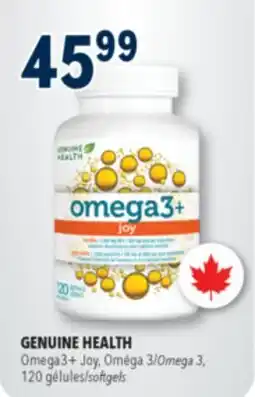 Familiprix GENUINE HEALTH, Omega3+ Joy, 120 softgels offer