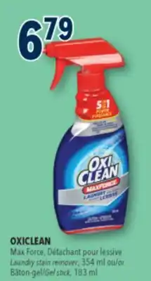 Familiprix OxiClean Max Force laundry stain remover offer