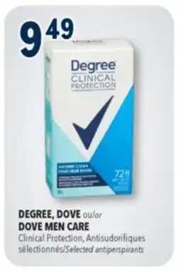 Familiprix DEGREE, DOVE or DOVE MEN CARE Clinical Protection offer