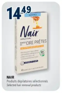Familiprix Nair legs & body ready wax strips for sensitive skin 40un offer