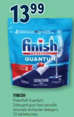 Familiprix FINISH, Powerball Quantum, Automatic dishwasher detergent, 30 tabs offer