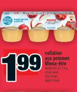 Super C collation aux pommes Mieux-être | Life Smart apple snack offer