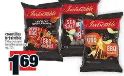 Super C croustilles Irrésistible | Irrésistible potato chips offer